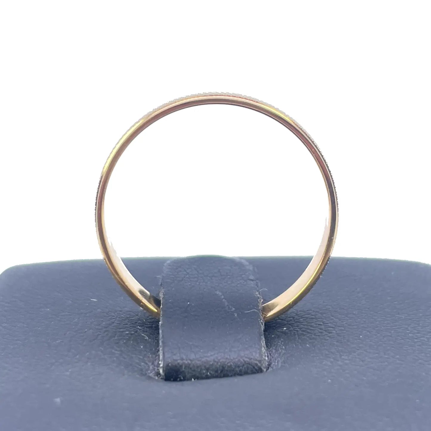 22ct Yellow Gold High Polished & Textured Men's Wedding Band 3.5mm  Gold Ring